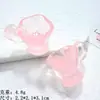 Brillo Fino Hielo Transparente Taza de Agua Taza de Enjuague Bucal Juguete de Comida Miniatura Casa de Muñecas Adorno Pequeño Resina Llavero Colgante DIY