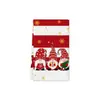 Paño de cocina navideño transfronterizo europeo y americano gofrado navideño de cocina absorbente paño de té multifuncional paño de limpieza para lavar platos