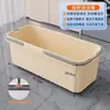 Balde para Mop Balde de Mop Doméstico Plástico Espessado Retangular Balde para Passar Pano Lavar Mop Artefato Balde Único Balde de Água para Lavar Chão