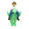 Fantasia Inflável de Halloween para Palco Engraçada Alien Ciclista Boneco Traje Inflável Fantasia para Festa Performance Amazon
