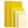 Serie Amarilla Cartulina Dura Papel de Manualidades de Colores A4 Preescolar Engrosado 230g Libro Pop-Up 3D Papel para Manualidades DIY