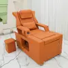Cama de Shampoo para Terapia Capilar Transfronteiriça com Circulação de Água em Temperatura Constante e Vaporização, Dedicada para Salões de Beleza e Centros de Cuidados Capilares, Apresentando Banho de Pés Integrado e Terapia Capilar