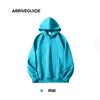 Sudaderas unisex Ag520G Lavadas Pesadas con Capucha, Felpa de Terciopelo Universal, Otoño e Invierno, Holgadas Americanas con Hombros Descubiertos