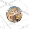 Insignia Láser del Libro de Amigos de Natsume 58-75mm Insignia Broche de Dibujos Animados