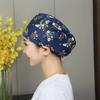 Gorro Quirúrgico Transfronterizo Algodón Color Sólido Correa Estampada Ajustable Unisex para Enfermera de Quirófano Gorro para Odontólogo Oral