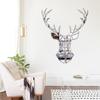 JM539 Animal Deer Espelho Acrílico Adesivos de Parede Home Kindergarten Crianças Home Decoração impermeável Autoadesivo
