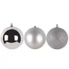 Decoración Festiva Bola Decorativa Plateada Brillo Brillante Bola de Plástico 6-30cm Bola Colgante Decoración Navideña Decoración Colgante de Techo