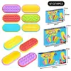 Nova Pedra Magnética Sensorial Fidget Textura de Silicone Brinquedo Sensorial de Descompressão para Ansiedade no Escritório