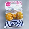 Pack de 3 Diademas para Bebé Europeas y Americanas para Niños y Niñas Diademas para Bebé Orejas de Conejo Diadema de Lazo 0-24 Meses Lote Transfronterizo