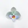 6cm cabeça de flor Phalaenopsis simulação acessórios de feltro grampo de cabelo ins layout de fundo de casamento arranjo de flores diy atacado de fábrica