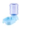 Alimentador automático para animais de estimação grande capacidade antiderrapante bacia de alimentação de plástico alimentador de água dispensador de água tigela para gato tigela para cachorro 3,8L