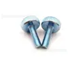 Fábrica de origen al por mayor tornillo de mano de cabeza plana moleteada acero al carbono cabeza redonda tornillo de ajuste de fijación GB835