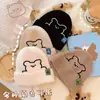 Gorro de Osito para Niños Otoño e Invierno Estilo Coreano Versátil Bordado de Lana Gorro de Tejer Cálido Dibujos Animados para Padres e Hijos Gorro de Punto Moderno