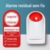Desativado vaso sanitário alarme sistema de alarme botão de chamada de emergência sem fio chamada de som e luz alarme para idosos