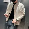 Chaqueta de hombre nuevo otoño nuevo cuello de béisbol simple casual Ruan guapo top