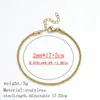 Aço Inoxidável 304L com Banho de Ouro 18K, Pulseira Feminina Versátil de Aço Titânio Leve de Luxo Mais Vendida no Exterior, Corrente Lisa