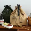 Bolsa Sencilla de Doble Capa con Cordón para Lonchera, Bolsas Personalizables para Todas las Categorías, Procesamiento OEM/ODM para Comercio Nacional y Extranjero