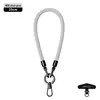 Nuevo cordón para teléfono móvil 6MM resistente para colgar en el cuello ajustable para exteriores anti-pérdida delicada cuerda trenzada para muñeca negra