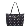 Bolsa de cubo de lunares de alto valor para el verano 2026 Bolso de hombro individual con personalidad elegante Bolso de mano estampado para el trabajo y el trayecto