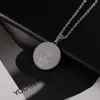 Nuevo Collar de Acero de Titanio Estilo Europeo y Americano, Colgante de Cruz Religiosa Simple y de Moda, Cadena Única de Suéter de Nicho al por Mayor
