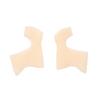 Ortesis de silicona para dedos en stock para hallux valgus, separador de dedos, manga correctora para dedo gordo, manga ortopédica para hallux valgus