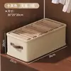 Solução Personalizada de Armazenamento de Roupas e Calças para Uso Doméstico, Caixa Organizadora Divisória para Roupas e Calças de Suéter no Guarda-Roupa, Cesto Organizador Dobrável