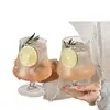 Vaso Alto Estilo Ins, Vaso para Café Americano Helado, Vaso para Bebidas Frías, Vaso para Refresco y Agua Mineral con Gas, Vaso para Bebidas, Vaso para Cócteles