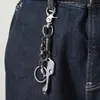 Llavero de Metal Retro Colgante de Herramienta Multifuncional Cadena para Pantalones de Hombre Accesorio Versátil Creativo Accesorio de Decoración de Cadena para Cintura