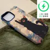 Funda de Teléfono Magnética Estilo Chica Curativa Gato Negro Gigi Hayao Miyazaki Anime Venta al por Mayor Iphone17Promax