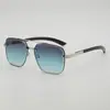 Gafas de sol de aviador metálicas de doble puente de moda estilo coreano, gafas retro de sapo de moda, gafas sin montura de estilo callejero para hombre