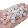 Acrílico cor mista flor de cerejeira pequeno ponto quebrado estrela de cinco pontas contas redondas pulseira colar DIY feito à mão joias com contas