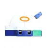 Vendas Transfronteiriças de Interruptor de Faca Dupla Ação Hk11 Exportação Carcaça Branca Placa de Base Azul Cabo Azul Faca de Cobre para Exportação