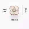 Botones Metálicos con Forma de Flor para Goteo de Aceite, Cosidos a Mano, Prendas de Lana de Moda y Exquisitas, Sacos, Botones para Cortavientos, Botones