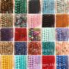 Fundição Ming comércio pedra natural Olho de Tigre ágata listrada turquesa otimizada contas redondas produtos semiacabados acessórios pulseira de miçangas joias
