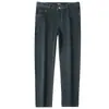 Jeans de Algodón Lyocell Tencel de Gama Alta para Hombre, Color Sólido, Verano, Ultra Delgados, Transpirables, Suaves, Pantalones Rectos Sueltos de Negocios