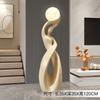 Figura artística adornos de piso regalo de inauguración de casa lámpara escultura abstracta decoraciones de bienvenida para lobby de hotel de alto nivel