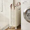 Cesto de Roupas Sujas Dobrável Cesto de Armazenamento de Roupas Sujas Balde Chave Corpo Equipamento Armazenamento em Fresta Cesto de Lavanderia de Luxo Leve