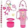 Accesorios Decorativos Stanley Correa de Mano de Cuerda Trenzada Estuche para Labial Llavero Duende Briqueta Funda de Silicona Antideslizante para Taza