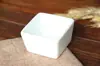 Plato de Cerámica Blanco Puro para Guarniciones, Condimentos, Salsa de Soja, Vinagre, Salsa, Plato para Huesos, Plato de Restaurante, Plato con Forma Única, Diseño Único
