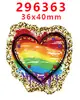 Accesorios Acrílicos de Dibujos Animados con Purpurina Transfronterizos Accesorios de Joyería DIY de Resina Parche Pasador Pasador Gt-J-294577