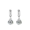 Pendientes de Lujo Ligero Originales de Nueva Llegada Diseño de Nicho Sentido del Estilo Viento Frío Estampado Pendientes de Circonita Pendientes Distintivos para Mujer