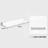 Accesorios para panel perforado ganchos decorativos estante de almacenamiento de agujero redondo organizador de escritorio de montaje en pared pegatinas magnéticas
