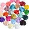 Fita Artesanal 2,5cm Fita Estéreo Flor Rosa Pequena DIY Joias Infantis Grampo de Cabelo Botão 36 Cores em Estoque