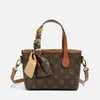 Bolso Retro Estampado para Mujer 2025 Nuevo Bolso de Hombro Cruzado de Alta Calidad para Mujer Bolso Tipo Cubo Elegante de Gama Alta