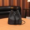 Bolso de Cubo PU con Cordón Simple de Alta Gama de Lujo Nicho Estilo Coreano para Mujer Crossbody Venta al por Mayor