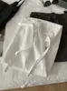 Pantalones Yamamoto de Pierna Ancha de Algodón Tencel de Corte Relajado para Mujer, Elegantes Pantalones Coreanos de Pierna Curva Versátiles Adelgazantes, Pantalones de Otoño Largos hasta el Suelo al por Mayor