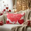 Funda de Almohada con Forma de Corazón para el Día de San Valentín, Cojín Decorativo Romántico Estilo Ins, Regalo para Pareja, Al por Mayor en Stock
