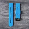 Pulseira Universal de Silicone 22/20mm é Adequada para Smartwatches Como Huawei, Samsung e Outros (Fivelas de Metal Pretas)