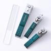 Conjunto de Cortadores de Unha com Logo Personalizado Alemão Anti-Salpicos Doméstico Conjunto de 4 Peças Presente para Empresa Ferramentas de Manicure