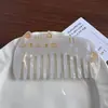 Peine de Acetato Coreano de Dientes Anchos, Peine Retro Lindo de Gato, Peine Portátil con Estampado de Leopardo Antiestático